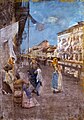 141. Emilio Gola, Lavandaie sul Naviglio, 1894-1899