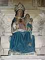 Statue of Notre Dame in the church