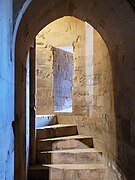 Stairs inside the castle