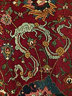 Detail of a Persian Animal carpet, Safavid period, Persia, 16th century, Museum für Kunst und Gewerbe Hamburg