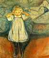 Das Kind und der Tod (1899), Öl auf Leinwand, 100 × 90 cm, Kunsthalle Bremen