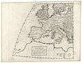 Nicolosi's map of Western Europe, 1660, Département Cartes et plans, Bibliothèque nationale de France, Paris