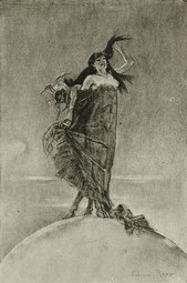 Woman & Madness Rule the World (ca. 1887–93) heliogravure (24.2 x 16.3 cm) Los Angeles County Museum of Art