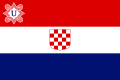 Staatsflagge Ustascha-Kroatiens