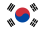Flagge von Südkorea