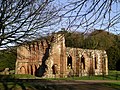 Image 50Furness Abbey, founded in 1123 by Stephen, King of England, attacked by the Scots in 1322 (from History of Cumbria)