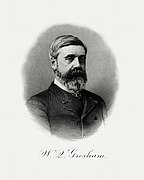 GRESHAM, Walter Q-Treasury (BEP engraved portrait)