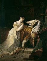 Joanna the mad with Philip I the handsome , 1850