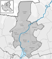 Lage der Stadtteile im Bezirk Hamburg-Nord