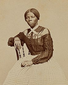 Photo of Tubman sitting