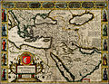 1626 map calling it "Sea of Qatif", or the Arabian Gulf. This map also names the Red Sea the Arabian Gulf