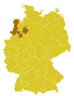 Map of Diocese of Osnabrück