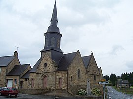 The church of Saint-Martin, in Loroux
