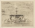 Louise Danse, La fontaine des jardins Borghèse, Royal Library of Belgium
