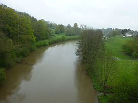 The Mayenne river at Saint-Loup-du-Gast