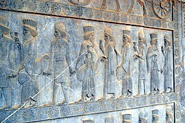 Depiction of united Medes and Persians at the Apadana, Persepolis