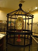 Original Michigan Island lighthouse lens, on display at the Apostle Islands National Lakeshore office in Bayfield
