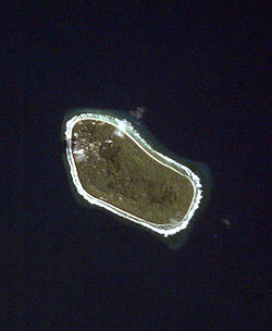 Satellite image of Niutao