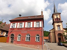 The town hall in Offwiller