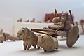 Image 25Clay and wood model of a bull cart carrying farm produce in large pots, Mohenjo-daro. The site was abandoned in the 19th century BC. (from History of agriculture)