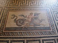 Mosaic of a nymph from the Palace of the Grand Master of the Knights of Rhodes, 2nd century BC
