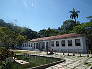 Visitor centre of the Rio de Janeiro Botanical Garden, Brazil.
