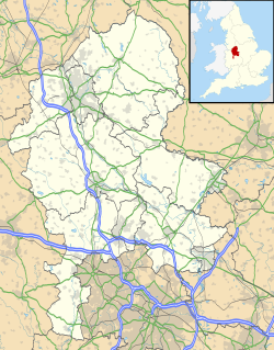 RAF Hixon is located in Staffordshire