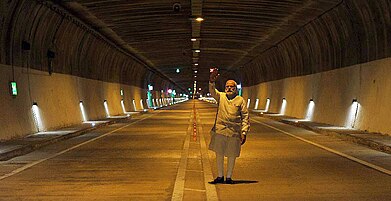 Dr. Syama Prasad Mookerjee Tunnel also known as Chenani Nashri Tunnel