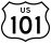 U.S. Route 101 Alternate marker