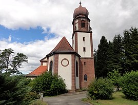 The church in Wingen-sur-Moder
