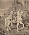 Władysław I on White Horse by M. Barwicki.