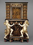 The J. Paul Getty Museum. André-Charles Boulle, 1675–1680; Boulle work inlay, Paris, France.