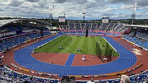 Das Alexander Stadium während der Commonwealth Games 2022