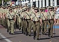 Soldiers on Anzac Day in Darwin, Northern Territory, 2018