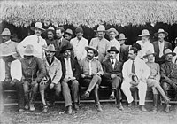 Lucio Blanco and staff, c. 1913