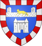 The coat of arms of the Commune of Villeloin-Coulangé, Centre-Val de Loire, France
