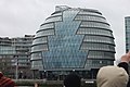 A view of City Hall in London from the River Thames