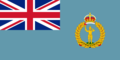 The 1945 ROC Ensign. (Note representation of Tudor Crown, rather than St Edward's Crown, as used from 1952).