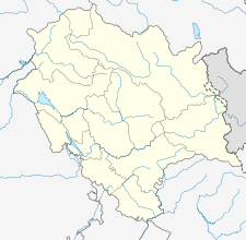 Map showing the location of The Great Himalayan National Park