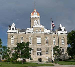 Jefferson County Courthouse, gelistet im NRHP Nr. 72000751[1]
