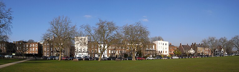 View of the northern half of Kew Green