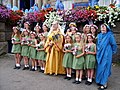 Image 36Lady of Cornwall and flower girls at the 2007 Gorseth (Penzance) (from Culture of Cornwall)
