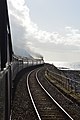 45690 Leander working down the Cumbrian Coast Line on Sat 30th Sept 2017.