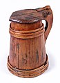 A wooden tankard found on board the 16th century carrack Mary Rose.