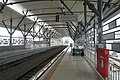 The new elevated platform of Medan Station