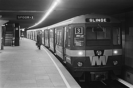 First train series of the Rotterdam Metro, built by Werkspoor