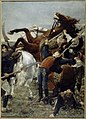 Tod von Joseph Bara im Aufstand der Vendée 1793 (Gemälde von Jean-Joseph Weerts, 1883)