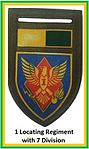 SADF 1 Locating Regiment Flash