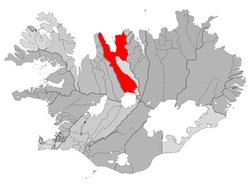 Location of the Municipality of Skagafjörður
