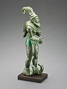 Striding figure, Proto-Elamite or Mesopotamian (3000–2800 BC).[5]